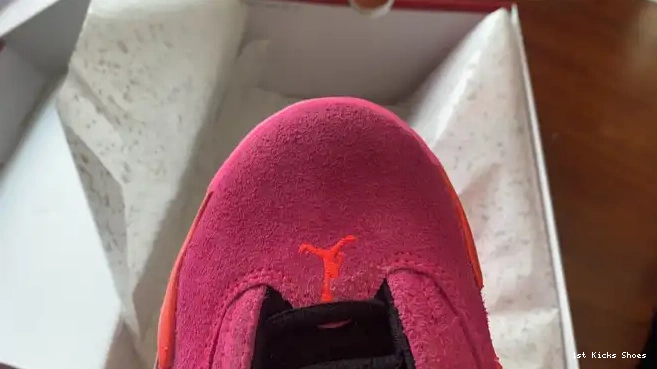 1st Kicks Shoes Pink DH4121-600 (W) Retro Shocking 14 Jordan Low 0514